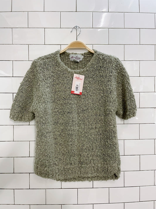 vintage phil carry ss summer knit crew