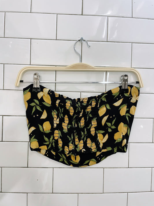reformation meyer lemon tube top