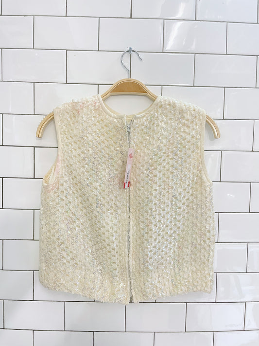 vintage sherbet originals sequin tank