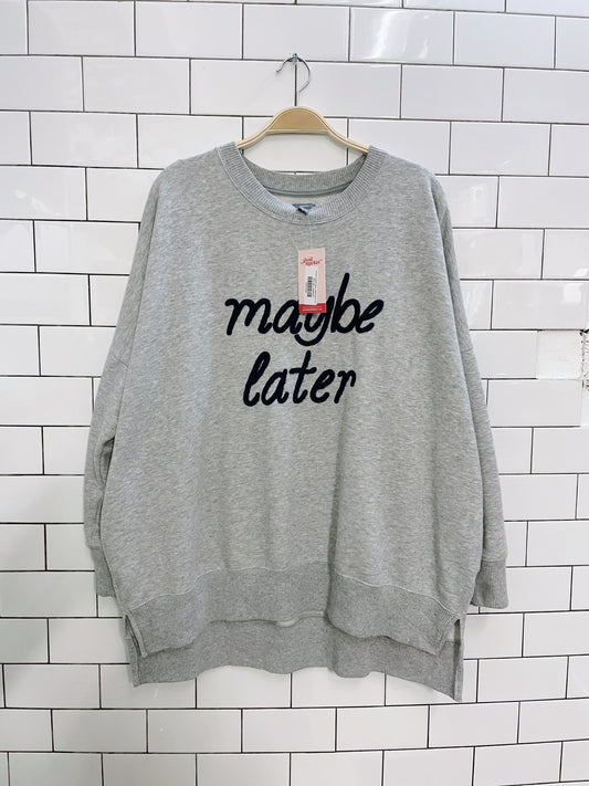 aerie maybe later oversized crew