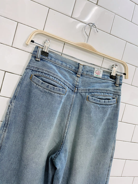 vintage FIRST high rise pleated jeans