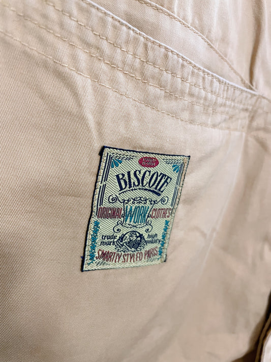vintage biscote work button down shirt