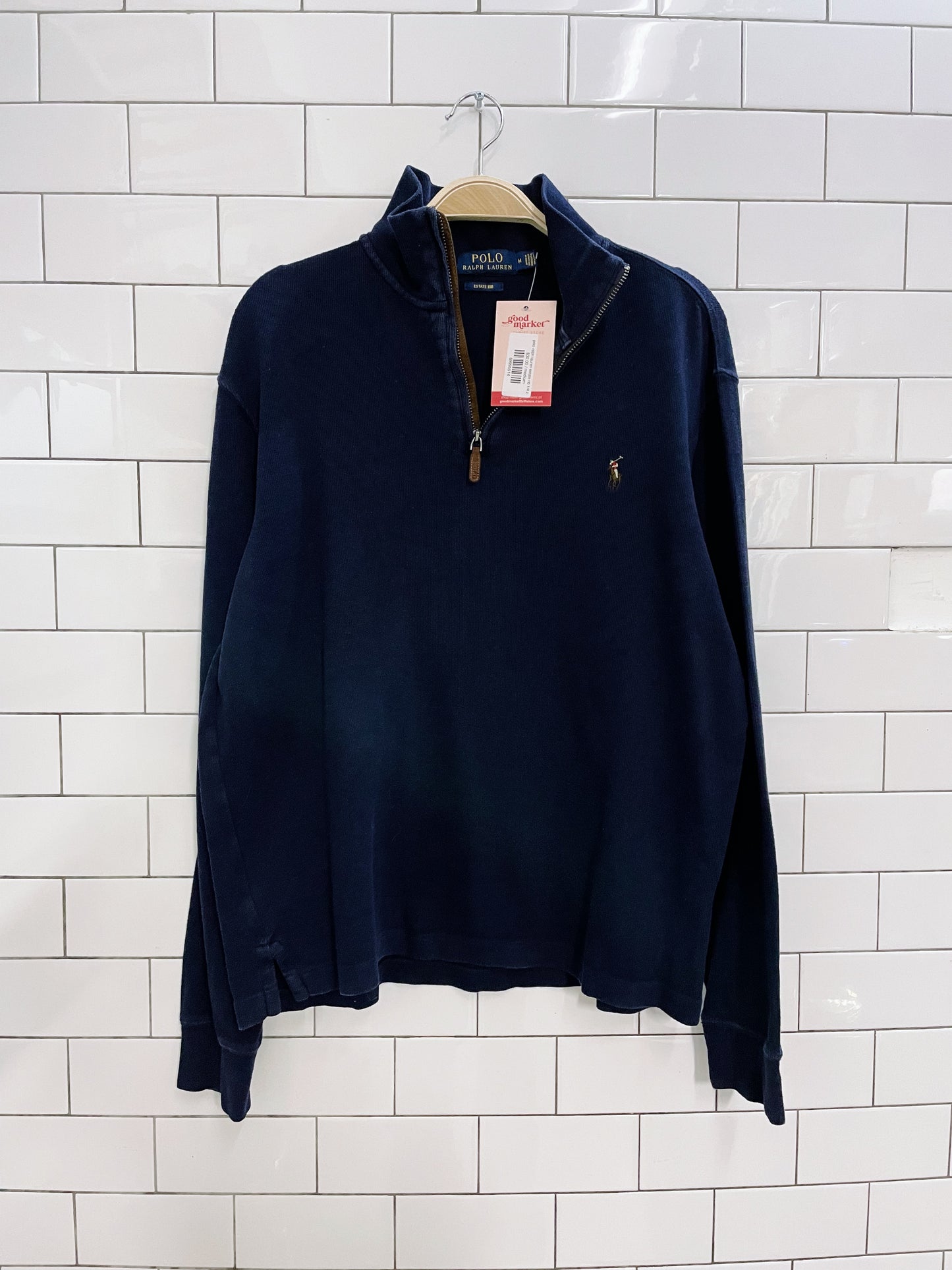 polo ralph lauren estate rib 1/4 zip