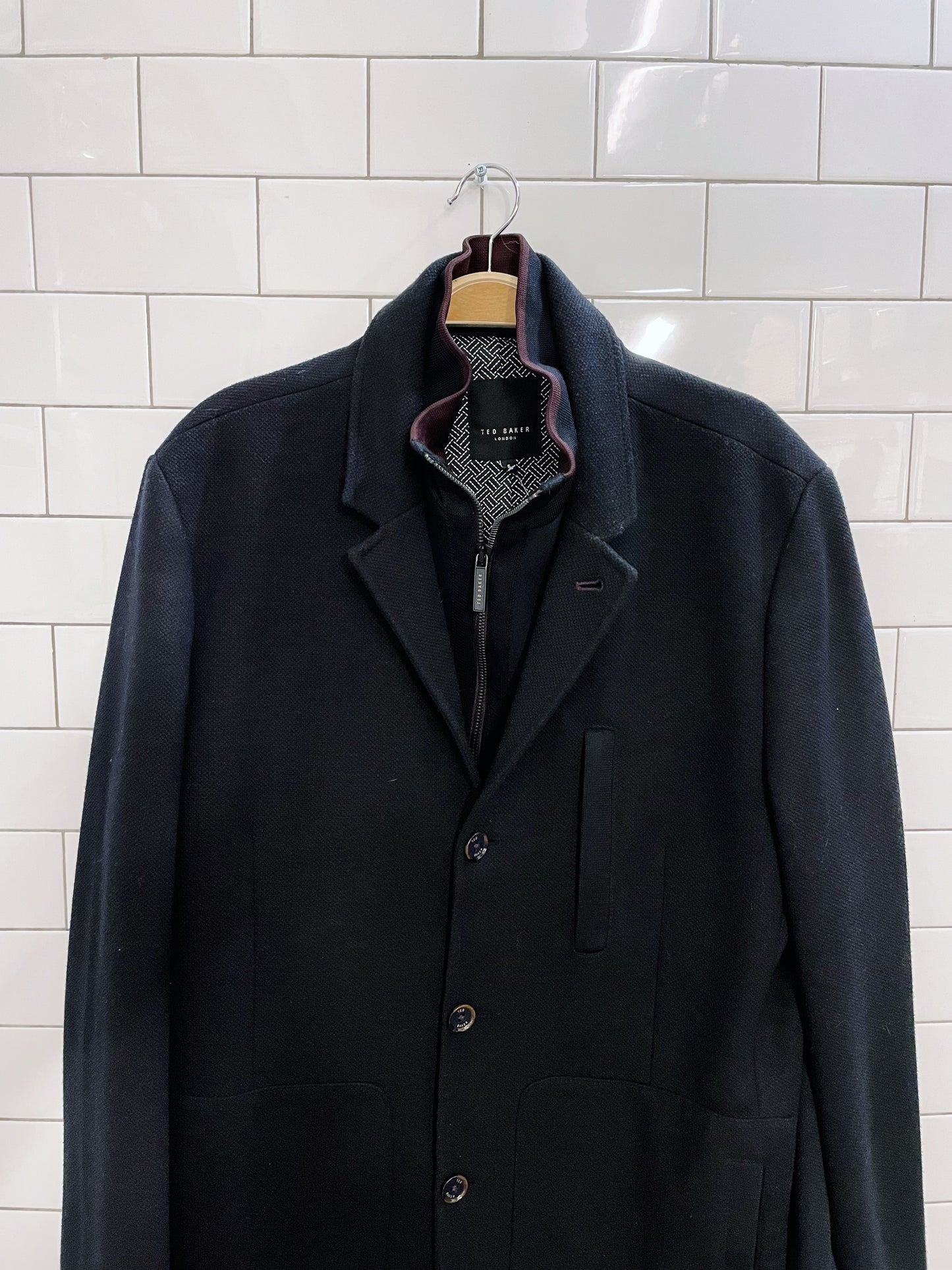 ted baker roy everlast jacket with removable sweater