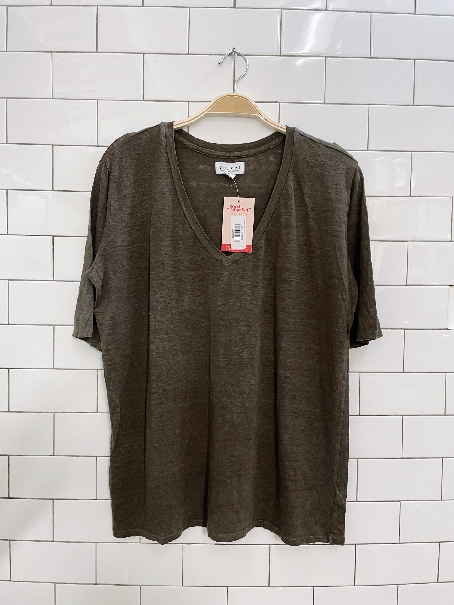 velvet by graham and spencer stefani linen tee