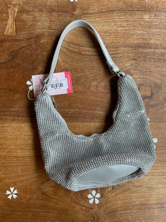 la express rhinestone mini shoulder bag