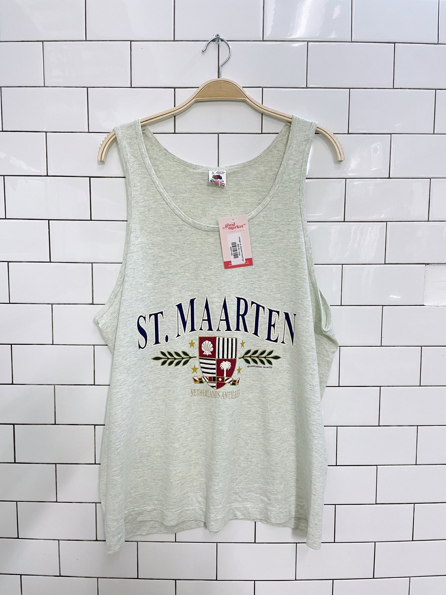 vintage st maarten travel tank