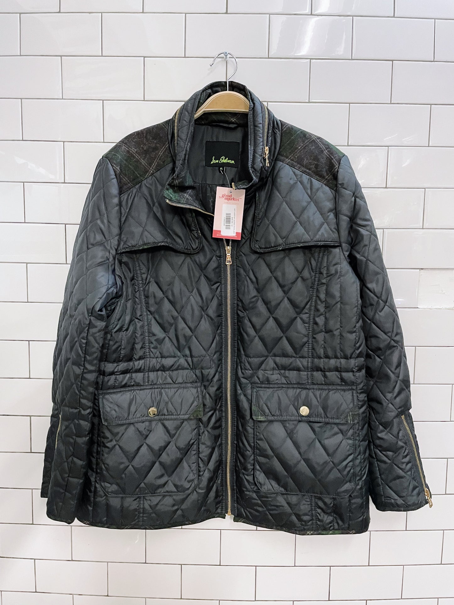 sam edelman quilted chore jacket