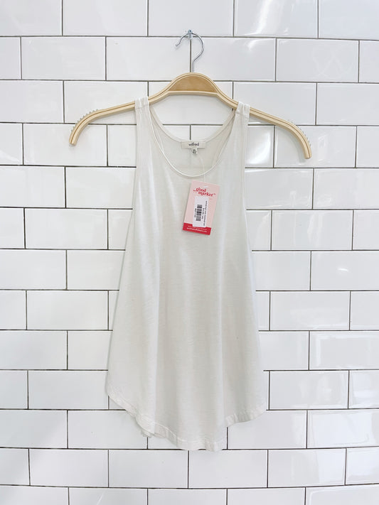 wilfred high neck racerback tank