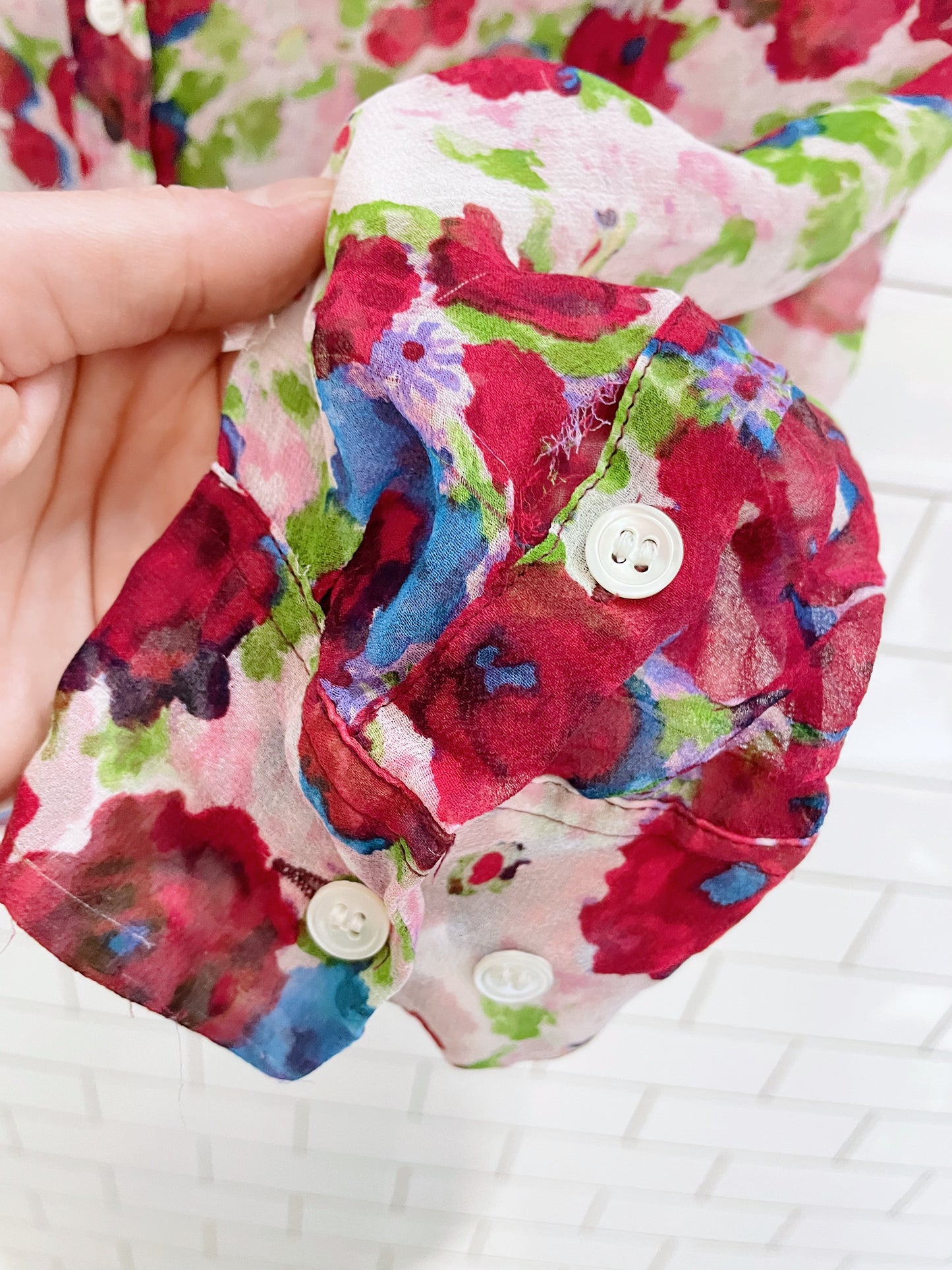 equipment femme floral chiffon blouse