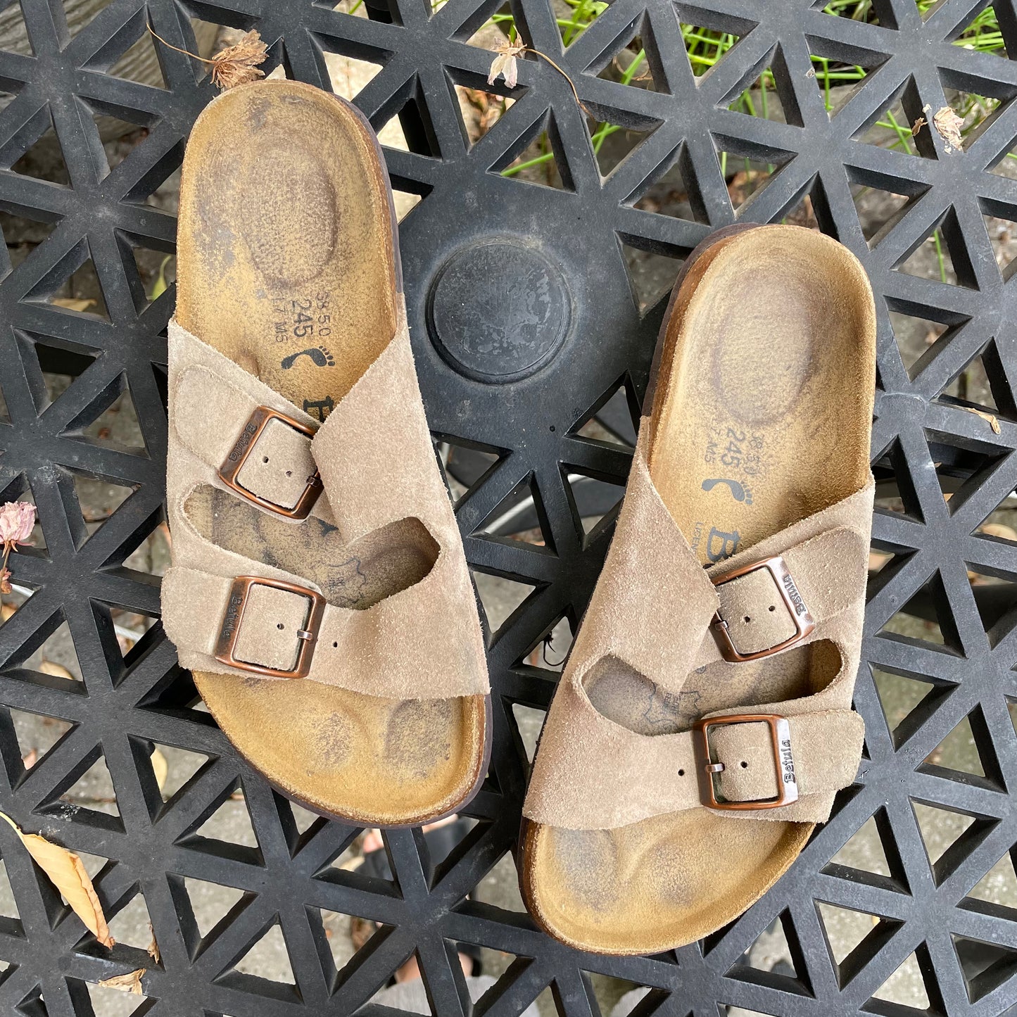 betula birkenstock suede arizona sandals