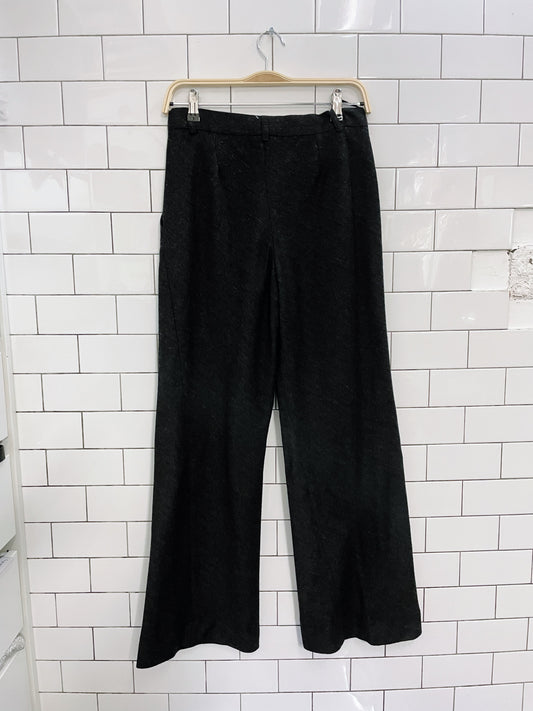 nina ricci wool-silk blend pleated trouser
