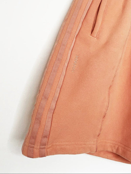 ivy park x adidas three stripes french terry sporty prep shorts - good market thrift store