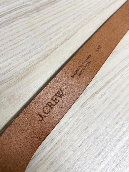 j crew italian leather belt | made in USA - good market thrift store