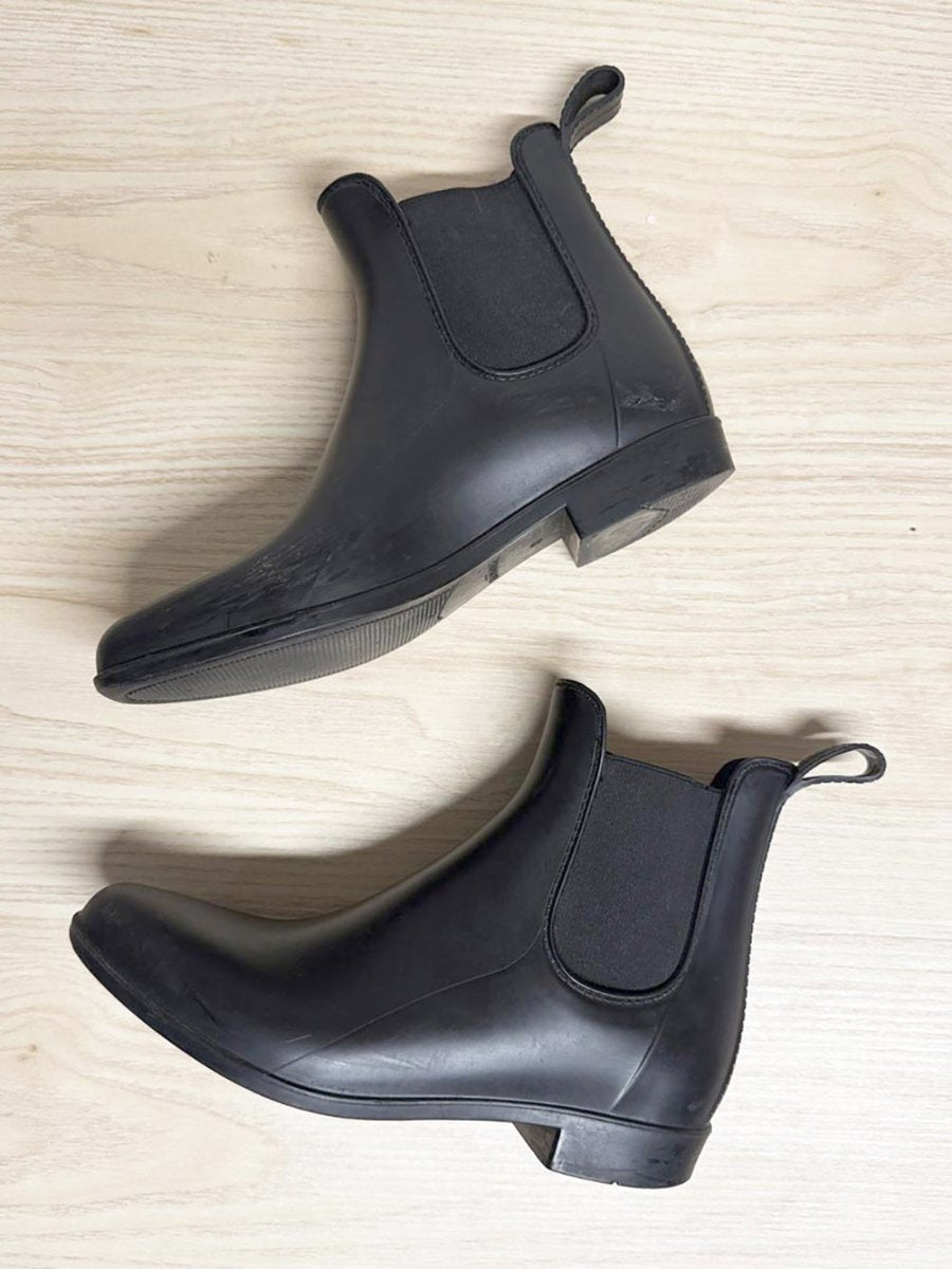 j crew mercantile rubber chelsea rain boots - good market thrift store