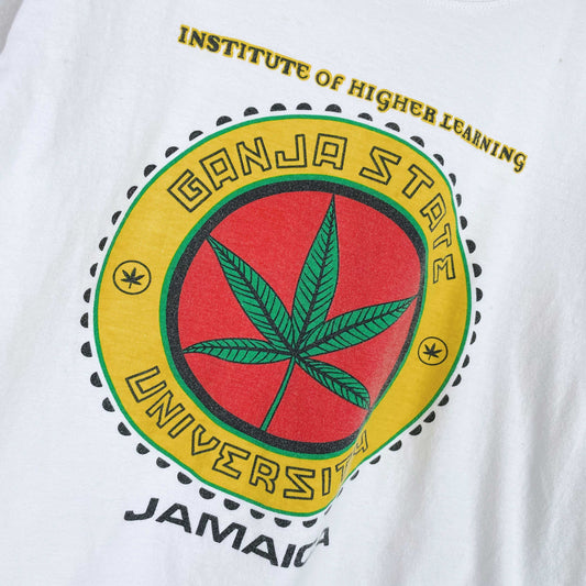 jamaica ganja state university graphic tee