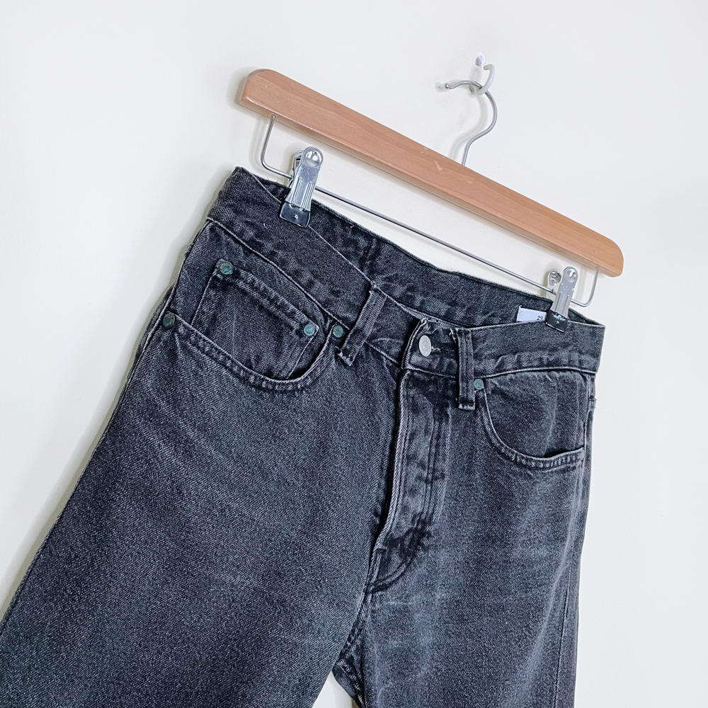 our legacy black cut-off ankle jeans 1980-81 - size M29