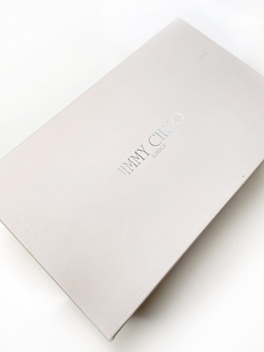 jimmy choo piazza satin brooch peep toe pump - good market thrift store