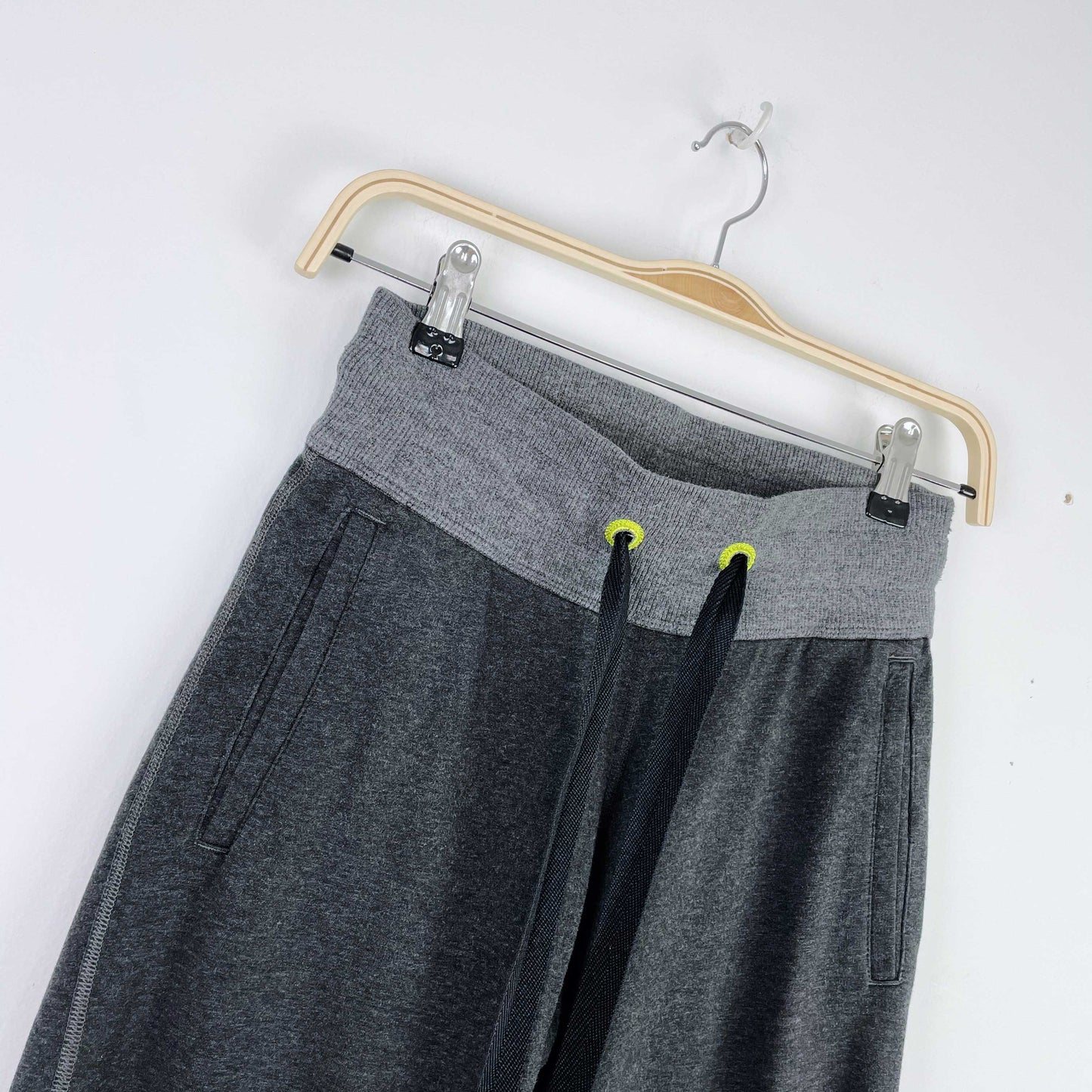 lululemon cotton drawstring hem joggers