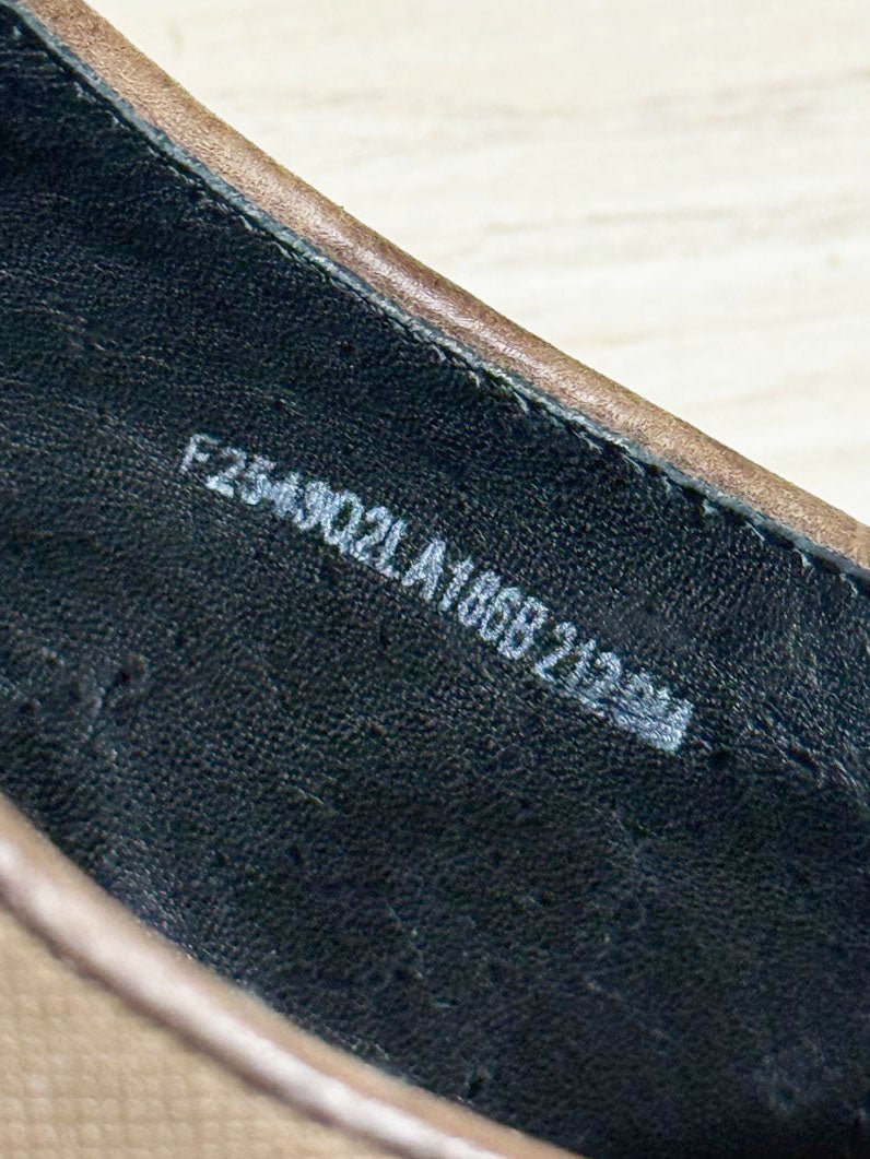 john varvatos luxe leather cap toe oxford dress shoes - good market thrift store