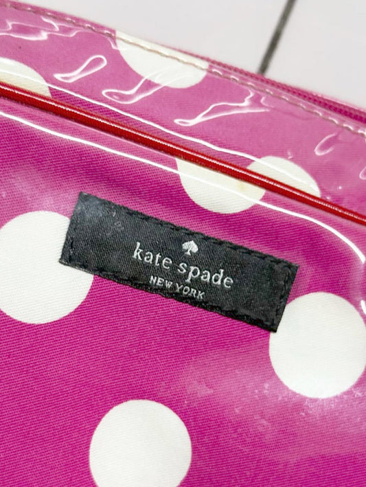 kate spade polka dot toiletry bag | make up bag - good market thrift store
