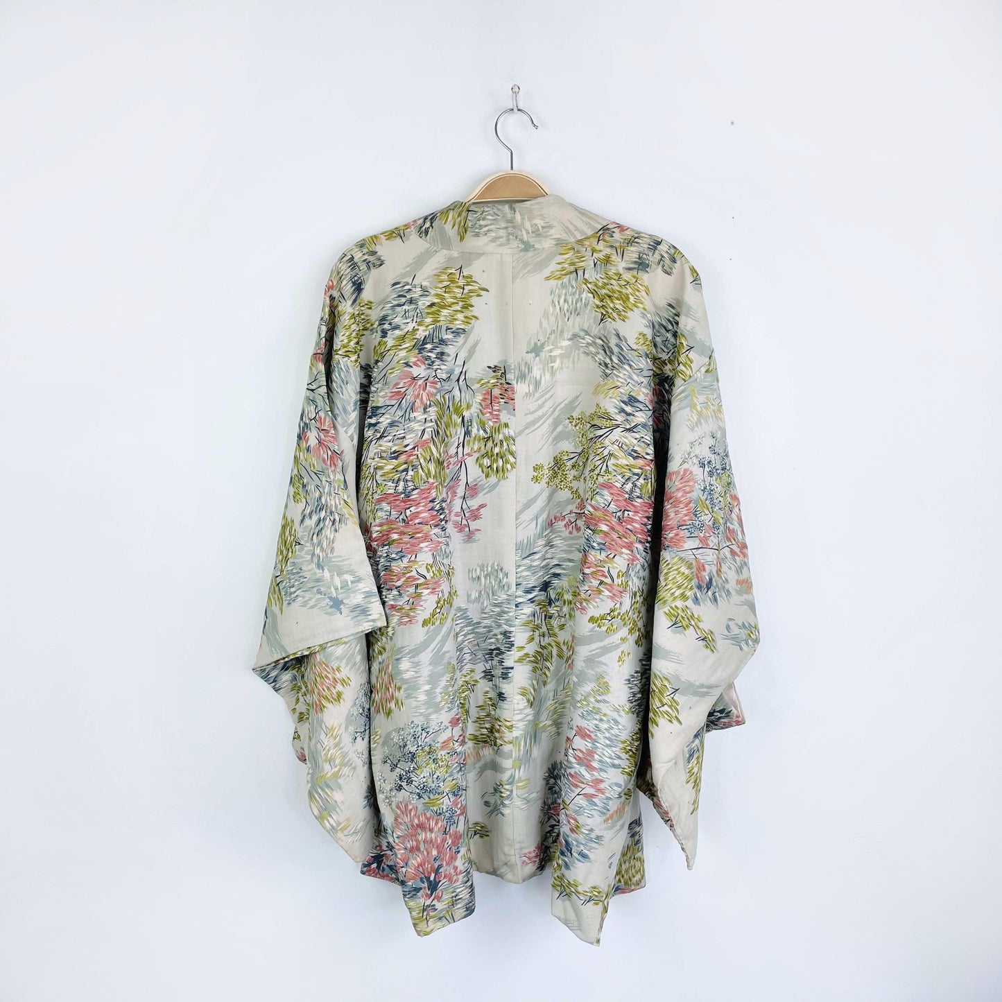 vintage handmade silk traditional short kimono