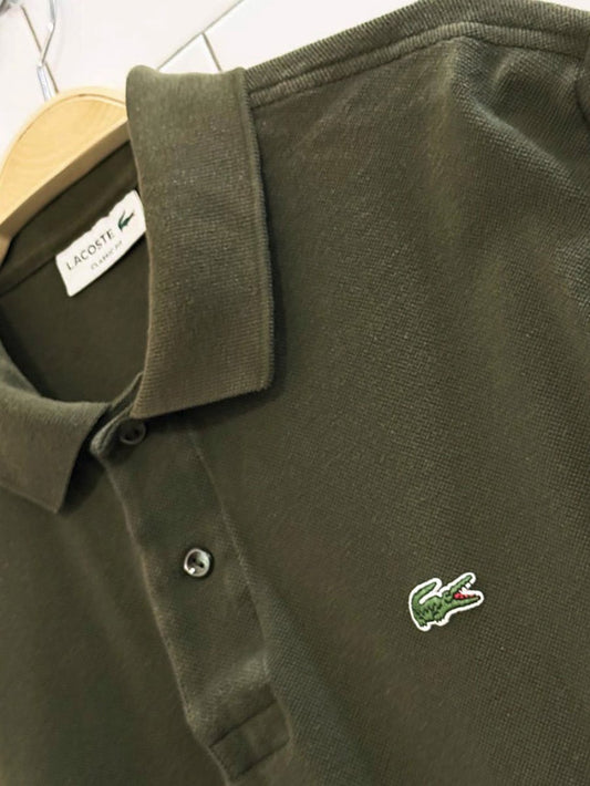 lacoste classic fit pique polo shirt - good market thrift store