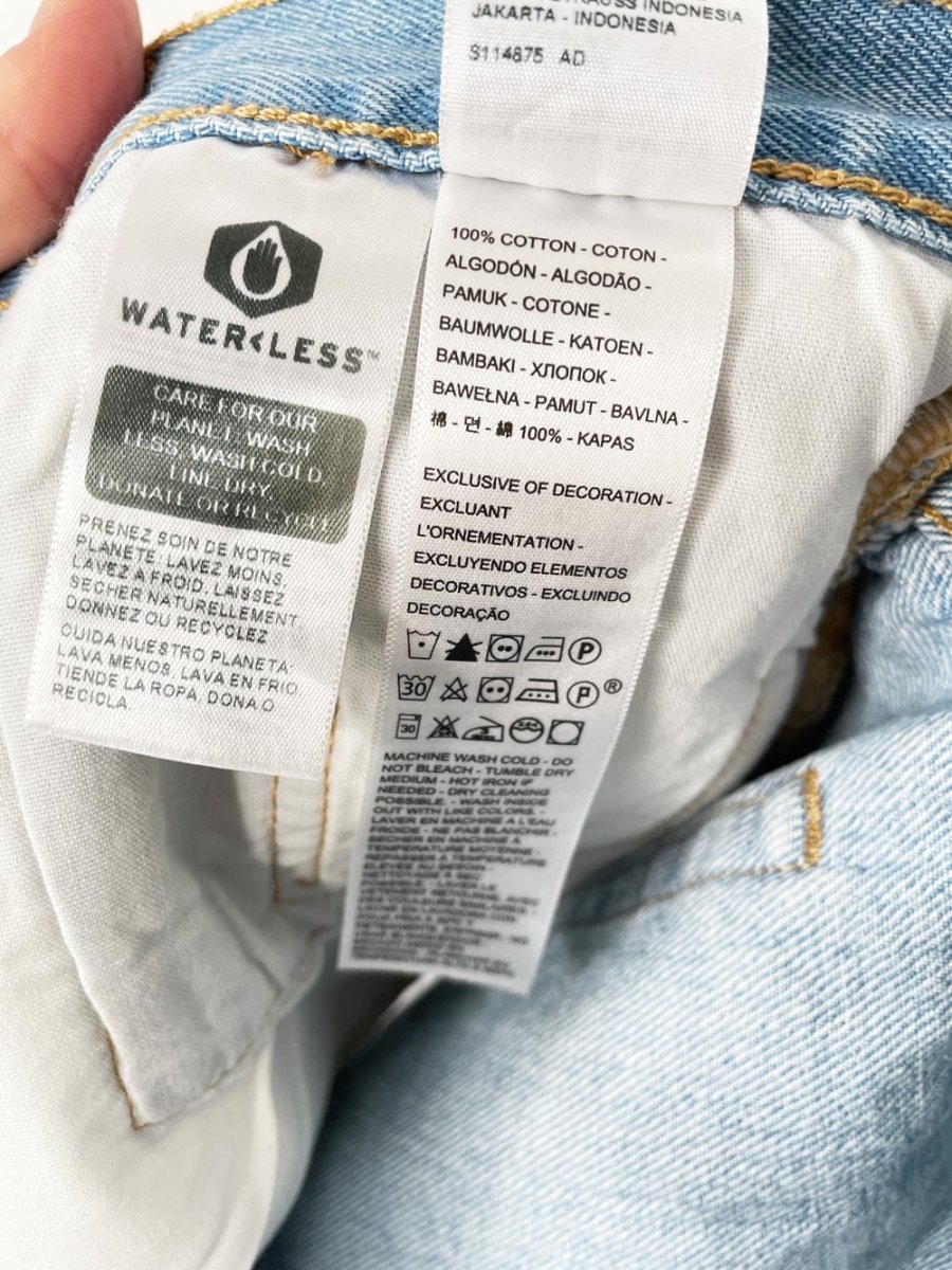 levi's 501 cut off denim shorts - good market thrift store