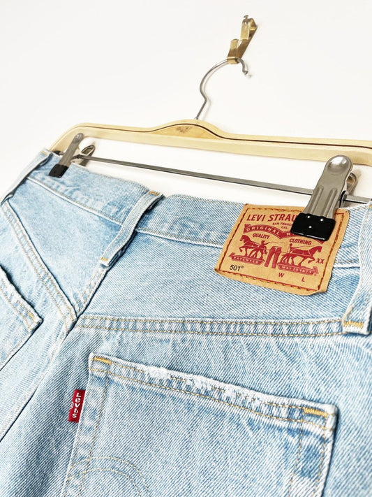 levi's 501 cut off denim shorts - good market thrift store