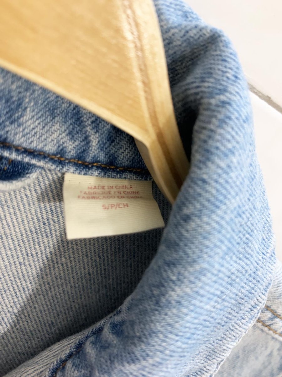 levi's loose wide leg denim coveralls - good market thrift store