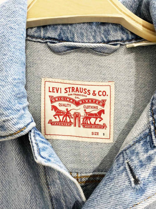 levi's loose wide leg denim coveralls - good market thrift store