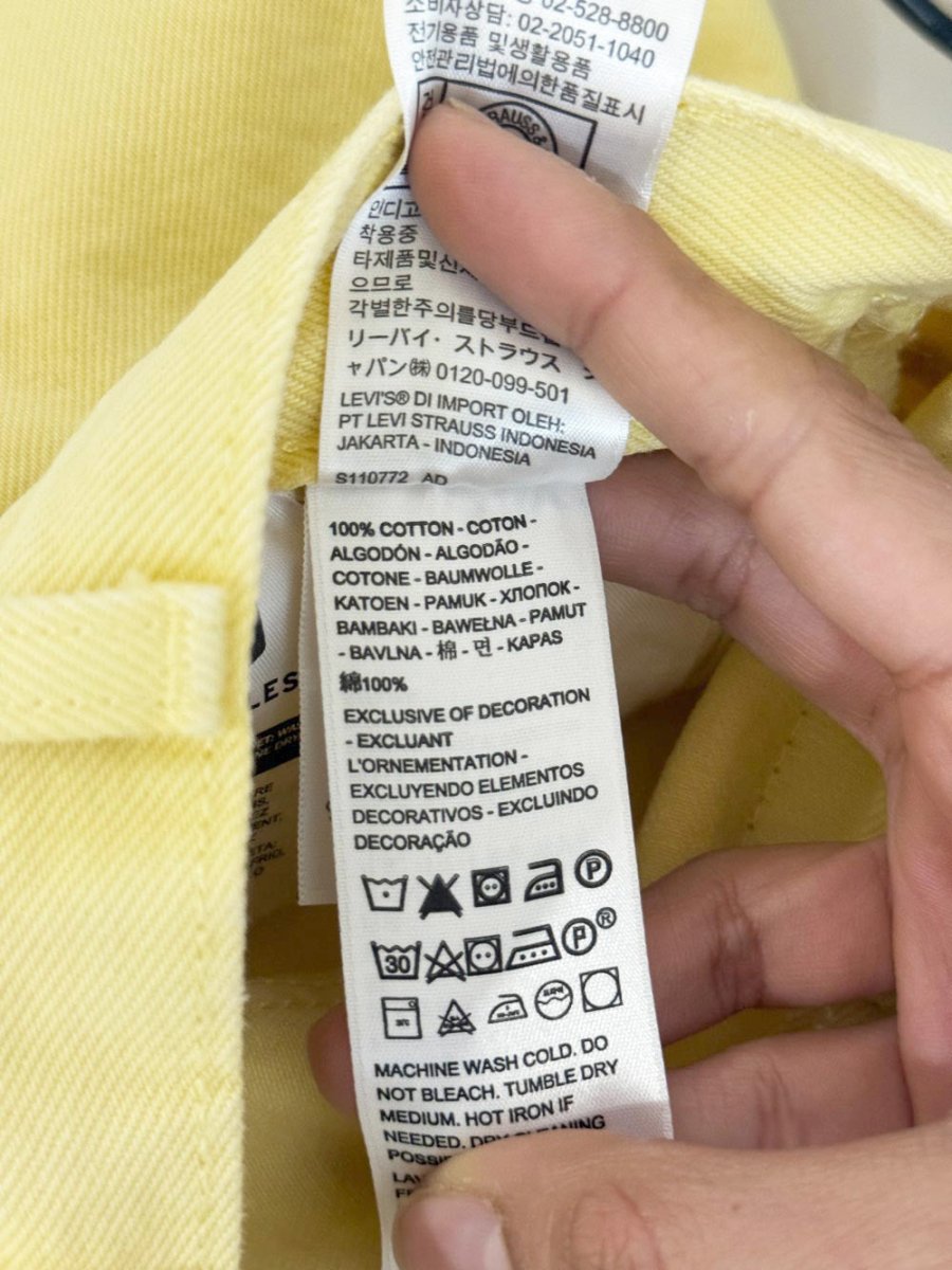 levi's white tab 501 distressed cut off denim shorts - good market thrift store