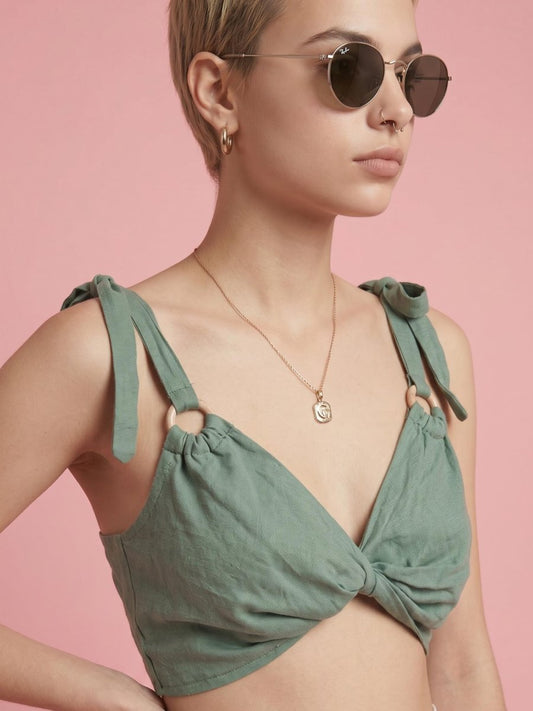 linen, obviously - good market thrift store