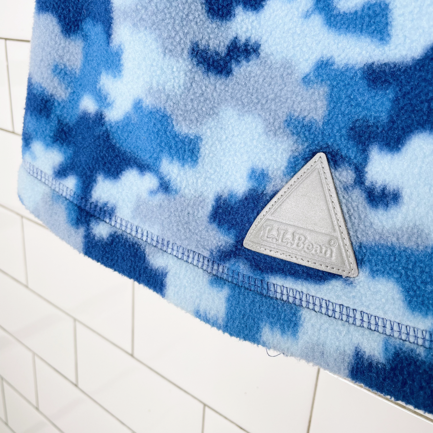 ll bean camo fleece vest - size 2