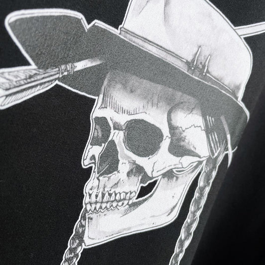 logan staats skull + braids hoodie