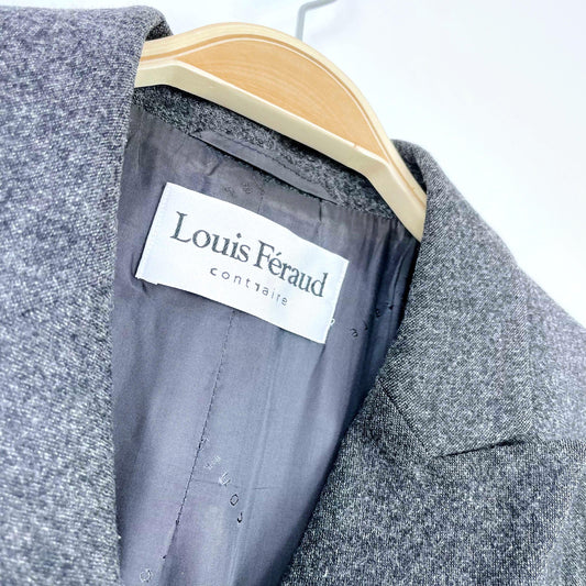 vintage louis feraud contraire double breasted wool jacket