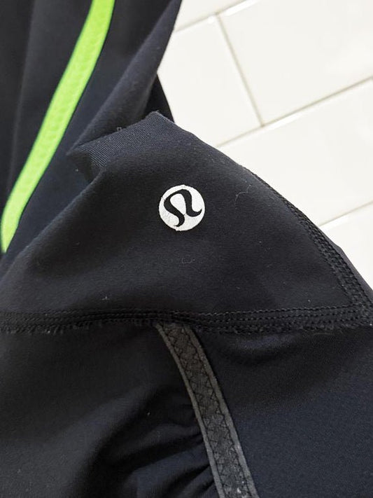 lululemon run pace cropped leggings - good market thrift store