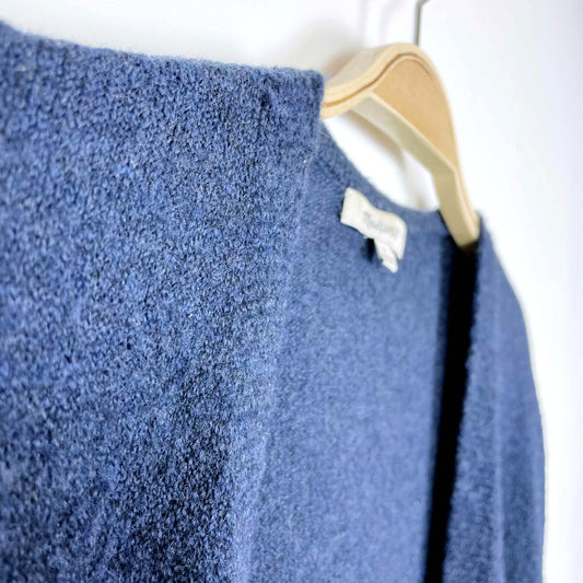 madewell wool-alpaca blend ryder cardigan sweater - size small