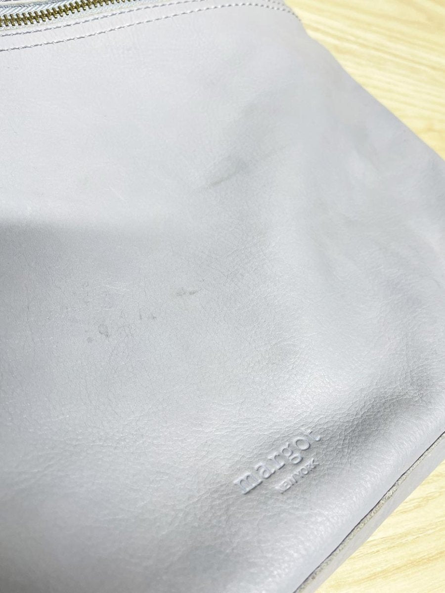 margot butter leather lilac crossbody bag - good market thrift store