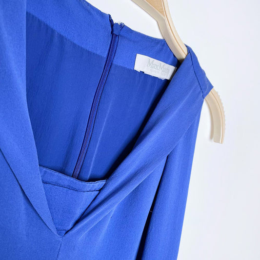 vintage max mara silk sailors blouse