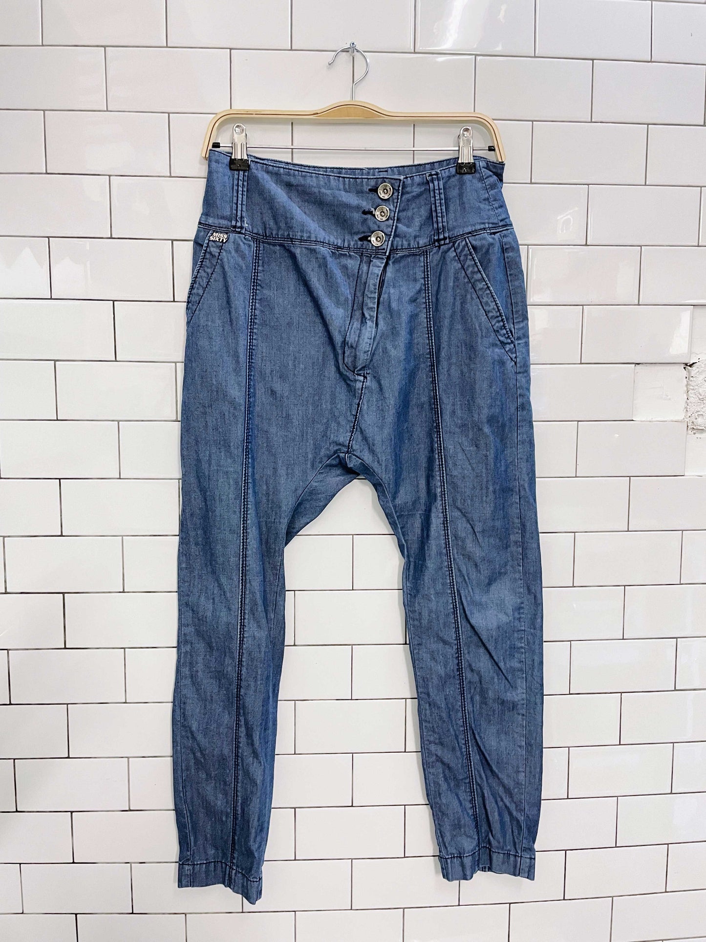 miss sixty crossover harem jeans