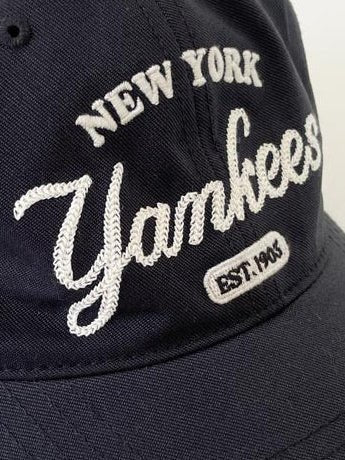 new york yankees mlb embroidered sporty prep baseball cap - good market thrift store