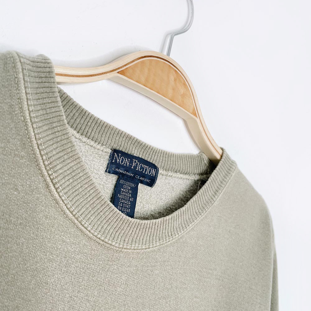 vintage 00s non-fiction x earth activist cottage crew