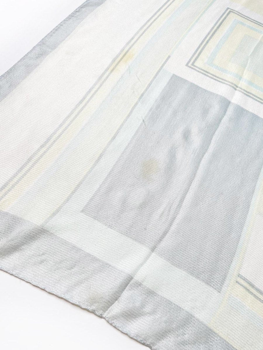 nina ricci paris 100% silk woven chiffon long scarf - good market thrift store