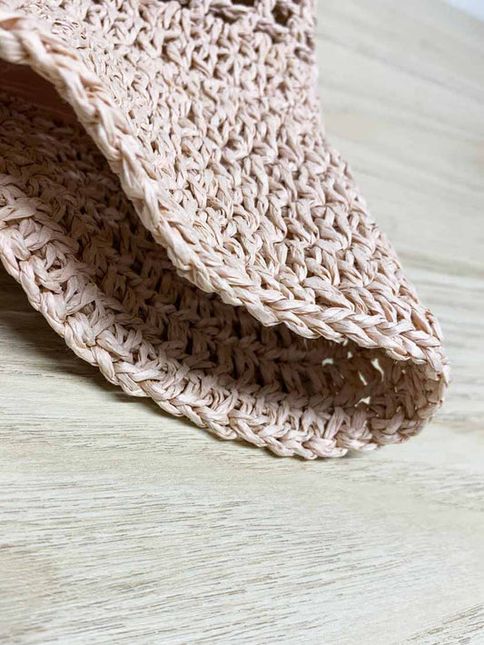nine west paper crochet sun hat - good market thrift store