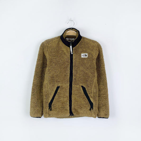 the north face campshire full zip fleece jacket - size medium (10/12)