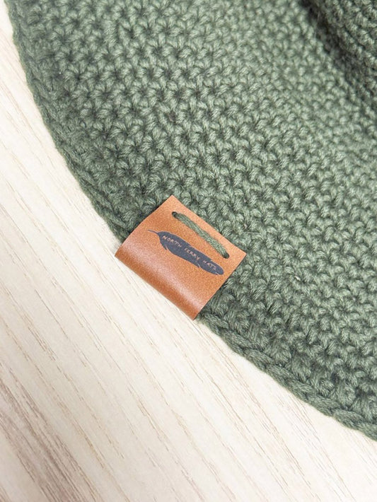 north ferry hats nativo organic cotton knit wide brim packable hat - good market thrift store