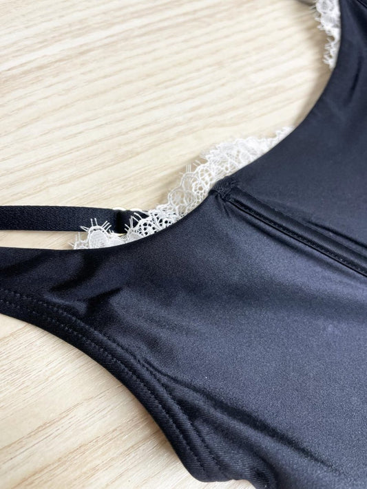 nwt abercrombie 2026 satin + lace bustier - good market thrift store