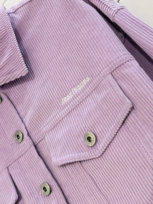 nwt bershka fb sister corduroy less issues cropped shirt jacket - good market thrift store