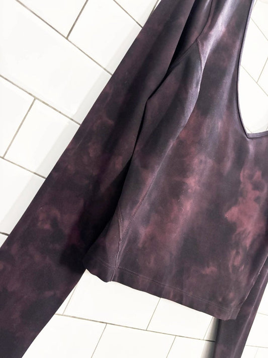 nwt lululemon 2021 align diamond dye long sleeve shirt - good market thrift store